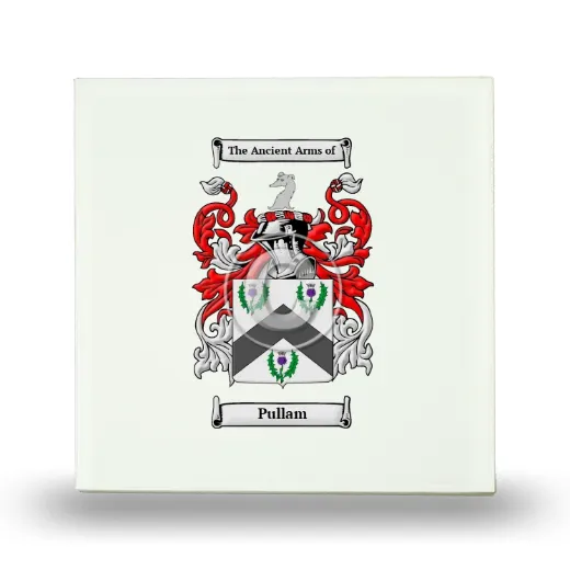 Pullam Small Ceramic Tile with Coat of Arms
