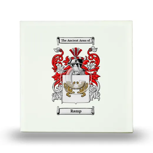 Ramp Small Ceramic Tile with Coat of Arms