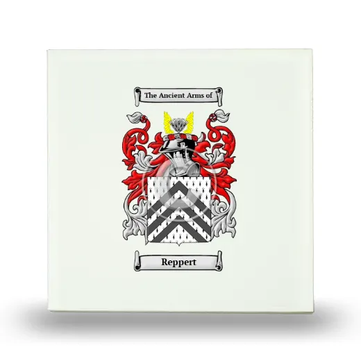 Reppert Small Ceramic Tile with Coat of Arms