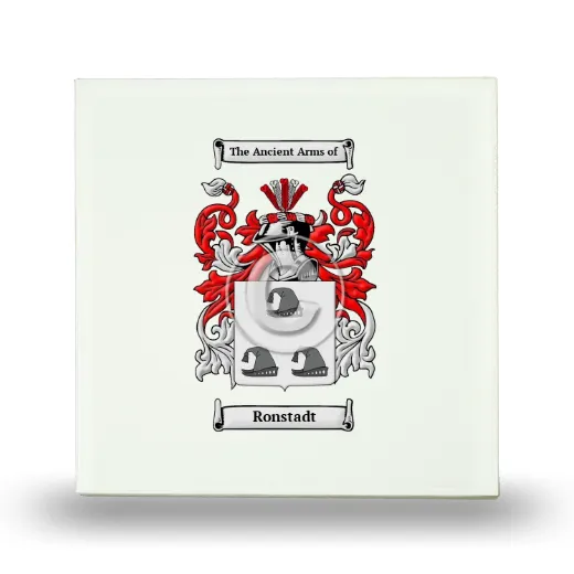 Ronstadt Small Ceramic Tile with Coat of Arms