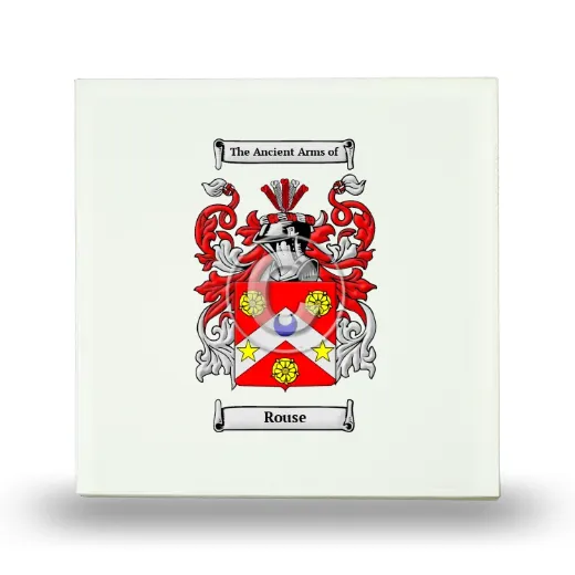 Rouse Small Ceramic Tile with Coat of Arms