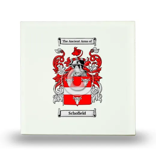 Schofield Small Ceramic Tile with Coat of Arms