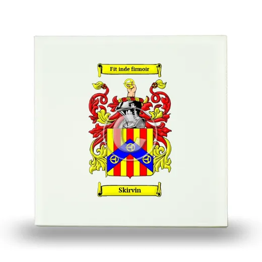 Skirvin Small Ceramic Tile with Coat of Arms