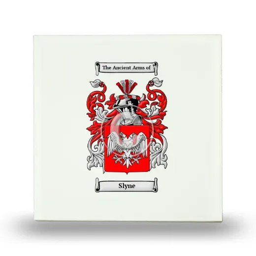 Slyne Small Ceramic Tile with Coat of Arms