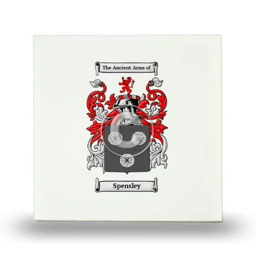 Spensley Small Ceramic Tile with Coat of Arms