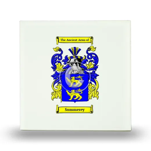Summerey Small Ceramic Tile with Coat of Arms