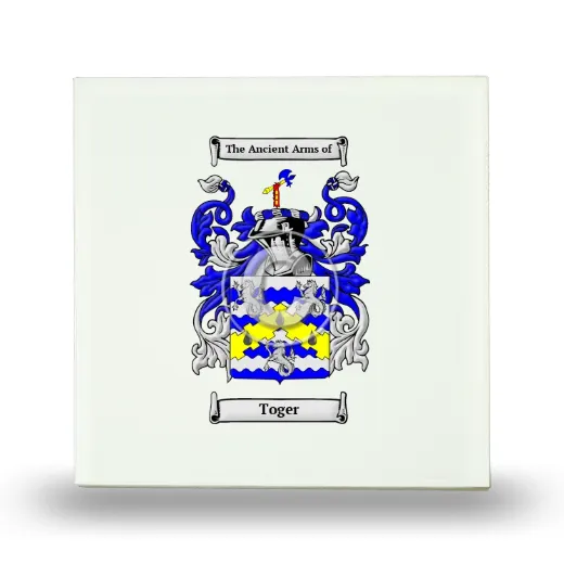 Toger Small Ceramic Tile with Coat of Arms