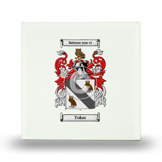 Tokar Small Ceramic Tile with Coat of Arms