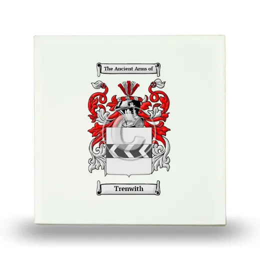 Trenwith Small Ceramic Tile with Coat of Arms