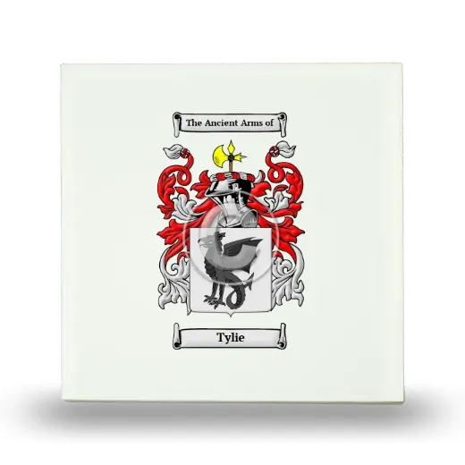 Tylie Small Ceramic Tile with Coat of Arms