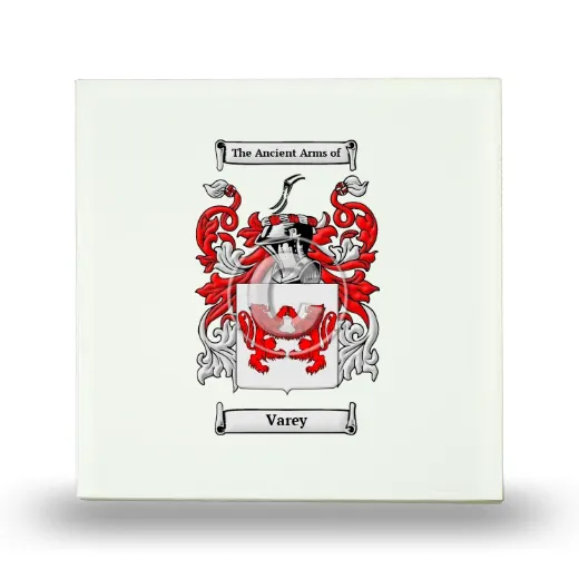 Varey Small Ceramic Tile with Coat of Arms