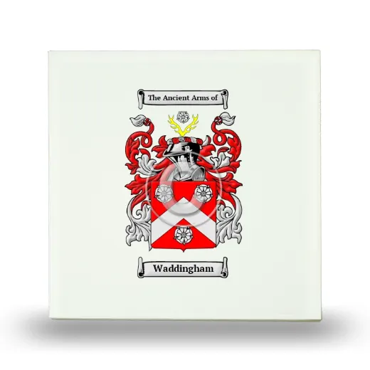 Waddingham Small Ceramic Tile with Coat of Arms