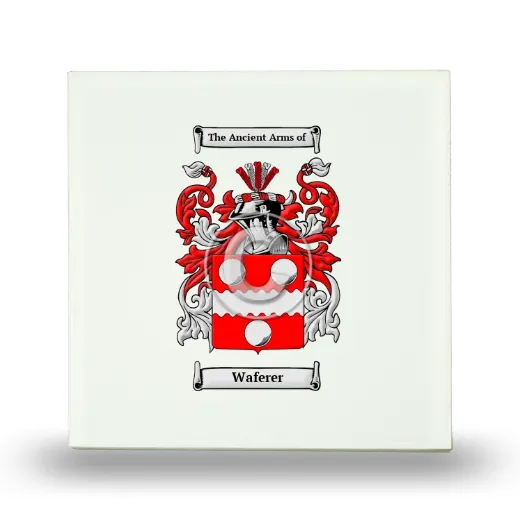 Waferer Small Ceramic Tile with Coat of Arms
