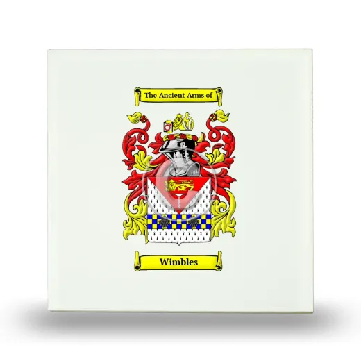 Wimbles Small Ceramic Tile with Coat of Arms
