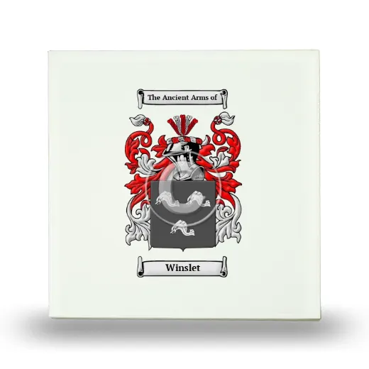 Winslet Small Ceramic Tile with Coat of Arms