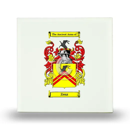 Zenz Small Ceramic Tile with Coat of Arms