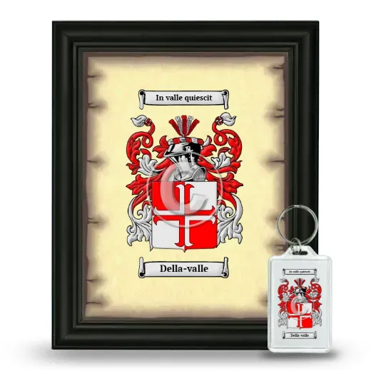 Della-valle Framed Coat of Arms and Keychain - Black