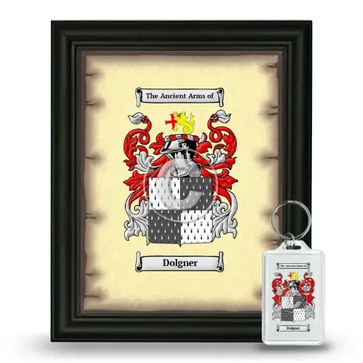 Dolgner Framed Coat of Arms and Keychain - Black