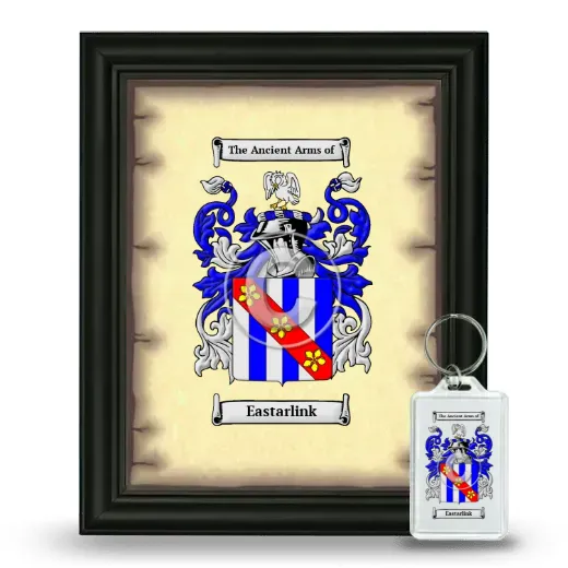 Eastarlink Framed Coat of Arms and Keychain - Black