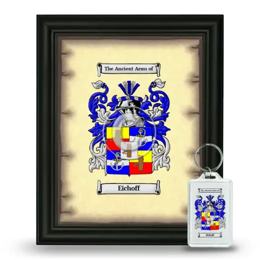 Eichoff Framed Coat of Arms and Keychain - Black
