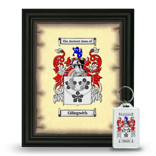 Gilingwith Framed Coat of Arms and Keychain - Black
