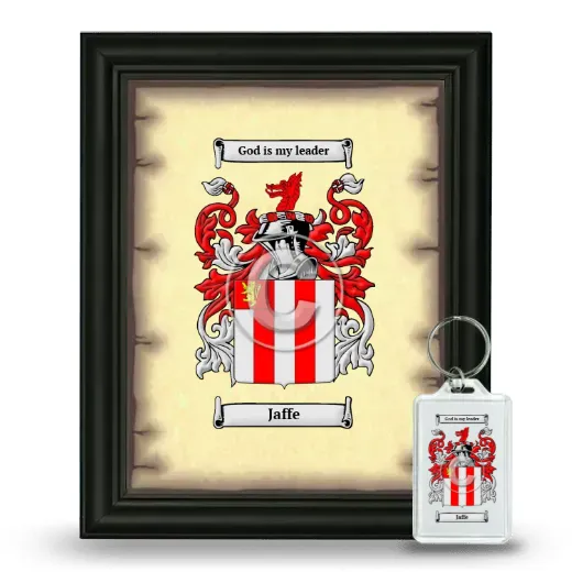 Jaffe Framed Coat of Arms and Keychain - Black