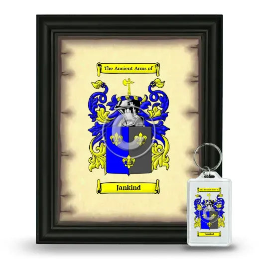 Jankind Framed Coat of Arms and Keychain - Black