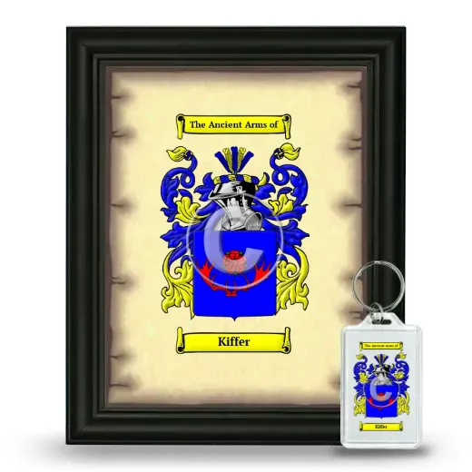 Kiffer Framed Coat of Arms and Keychain - Black
