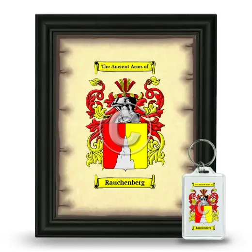 Rauchenberg Framed Coat of Arms and Keychain - Black