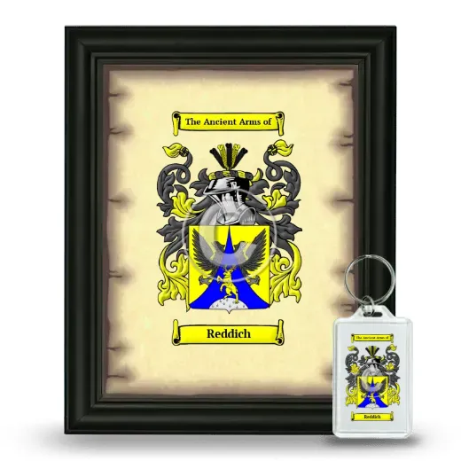 Reddich Framed Coat of Arms and Keychain - Black