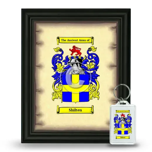 Shilten Framed Coat of Arms and Keychain - Black
