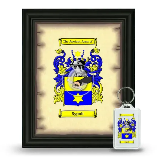 Sypolt Framed Coat of Arms and Keychain - Black