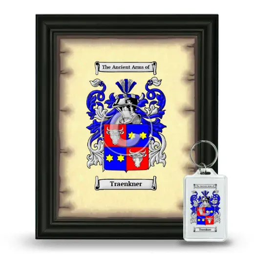 Traenkner Framed Coat of Arms and Keychain - Black