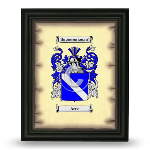 Acre Coat of Arms Framed - Black