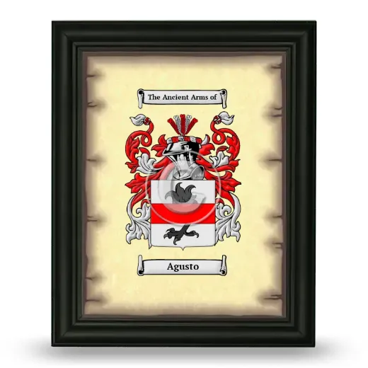 Agusto Coat of Arms Framed - Black
