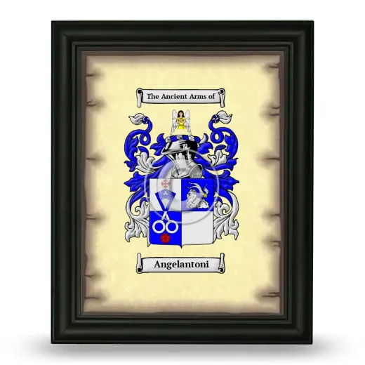 Angelantoni Coat of Arms Framed - Black