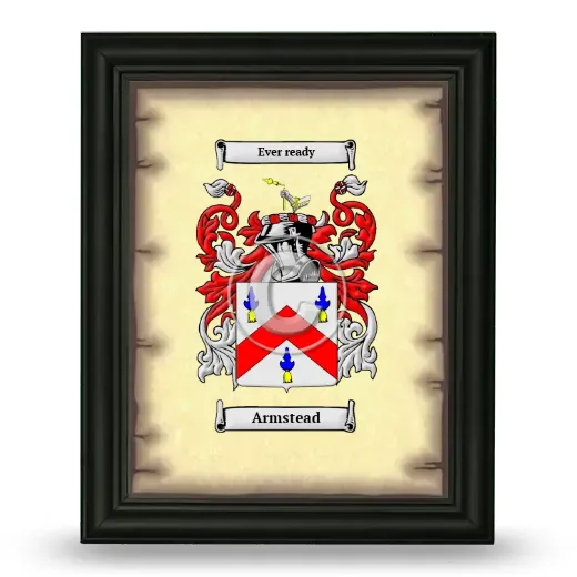 Armstead Coat of Arms Framed - Black