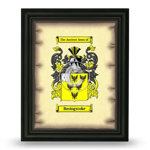Basingstoke Coat of Arms Framed - Black