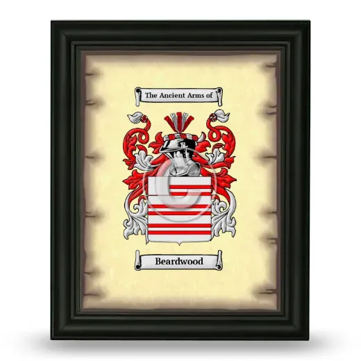 Beardwood Coat of Arms Framed - Black