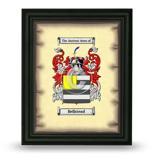 Bellstead Coat of Arms Framed - Black