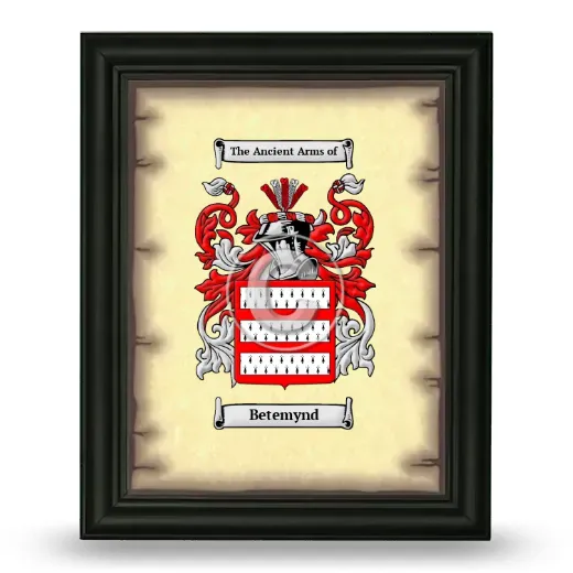 Betemynd Coat of Arms Framed - Black