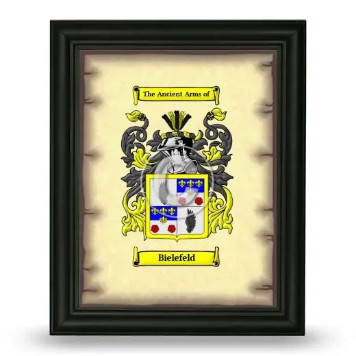 Bielefeld Coat of Arms Framed - Black