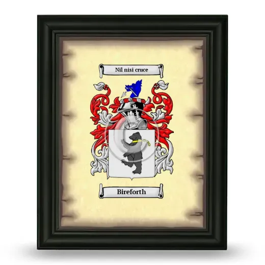 Bireforth Coat of Arms Framed - Black