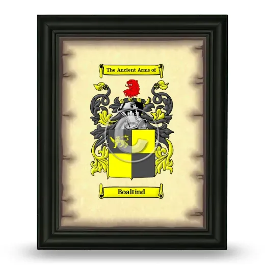Boaltind Coat of Arms Framed - Black