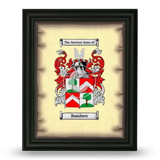 Bombers Coat of Arms Framed - Black