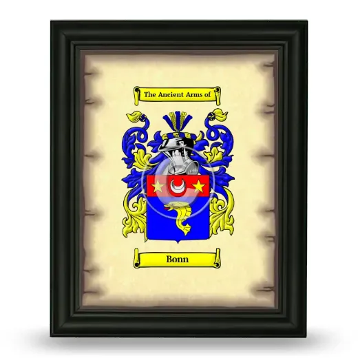 Bonn Coat of Arms Framed - Black