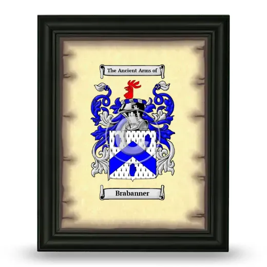 Brabanner Coat of Arms Framed - Black