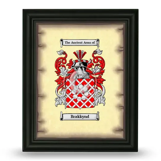 Brakkynd Coat of Arms Framed - Black