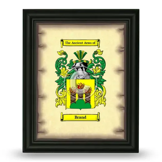 Brand Coat of Arms Framed - Black