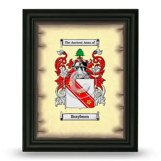 Brayburn Coat of Arms Framed - Black